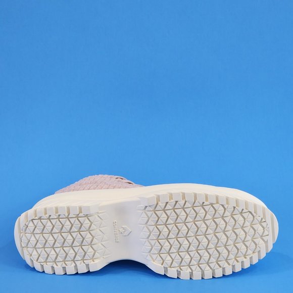 Converse CTAS Lugged 2.0 Hi Velour 'Stone Mauve' Platform Sneakers A03243C NWT - Picture 4 of 6